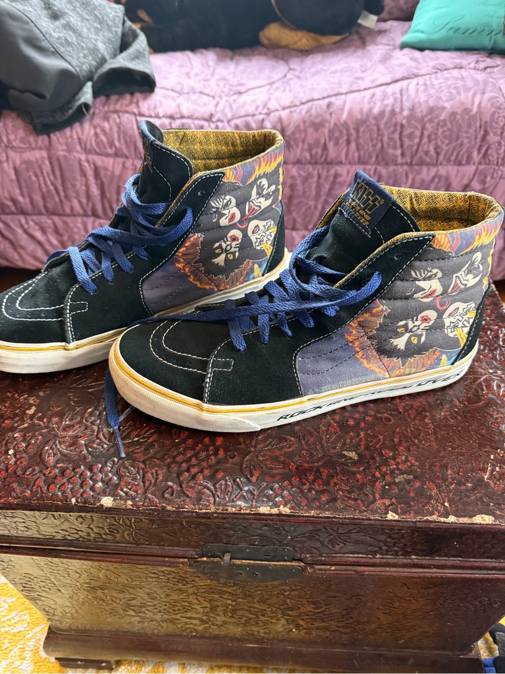 Vans High-Top Sneakers KISS Rock n Roll Over SK8-HI X
